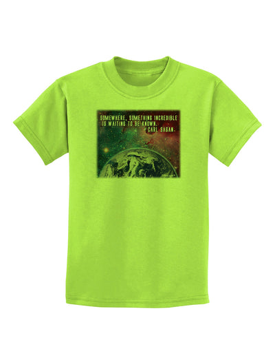 Something Incredible Childrens T-Shirt-Childrens T-Shirt-TooLoud-Lime-Green-X-Small-Davson Sales