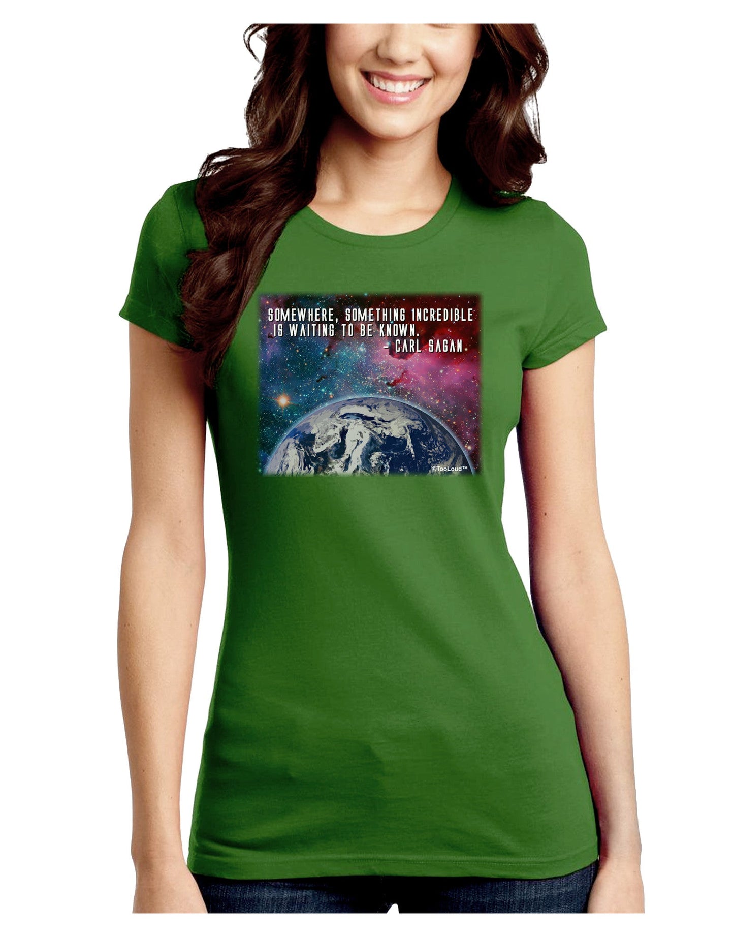 Something Incredible Juniors Petite Crew Dark T-Shirt-T-Shirts Juniors Tops-TooLoud-Kiwi-Green-Juniors Fitted Small-Davson Sales