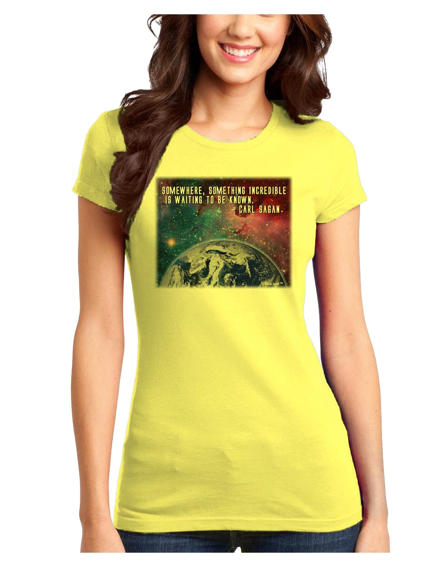 Something Incredible Juniors Petite T-Shirt-T-Shirts Juniors Tops-TooLoud-Yellow-Juniors Fitted X-Small-Davson Sales