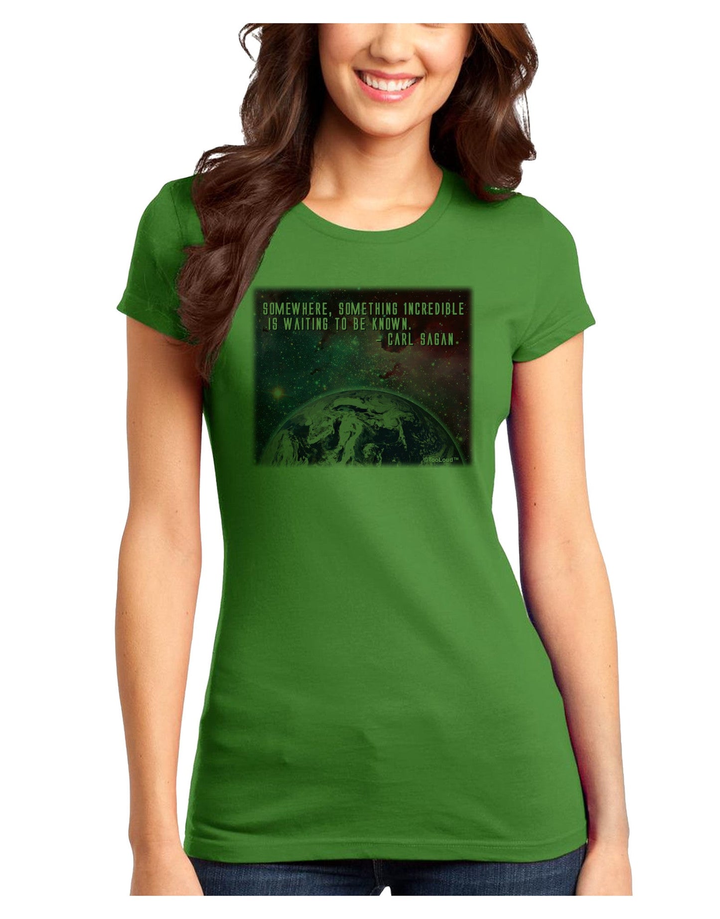 Something Incredible Juniors Petite T-Shirt-T-Shirts Juniors Tops-TooLoud-Kiwi-Green-Juniors Fitted X-Small-Davson Sales