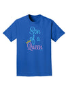 Son of a Queen - Matching Mom and Son Design Adult Dark T-Shirt by TooLoud-Mens T-Shirt-TooLoud-Royal-Blue-Small-Davson Sales