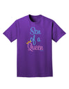 Son of a Queen - Matching Mom and Son Design Adult Dark T-Shirt by TooLoud-Mens T-Shirt-TooLoud-Purple-Small-Davson Sales