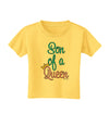 Son of a Queen - Matching Mom and Son Design Toddler T-Shirt by TooLoud-Toddler T-Shirt-TooLoud-Yellow-2T-Davson Sales