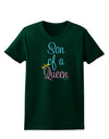 Son of a Queen - Matching Mom and Son Design Womens Dark T-Shirt by TooLoud-Womens T-Shirt-TooLoud-Forest-Green-Small-Davson Sales