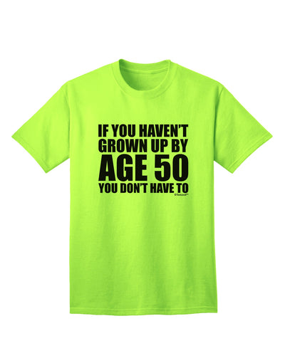 Sophisticated Adult T-Shirt Collection by TooLoud for the Mature Shopper-Mens T-shirts-TooLoud-Neon-Green-Small-Davson Sales