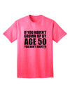 Sophisticated Adult T-Shirt Collection by TooLoud for the Mature Shopper-Mens T-shirts-TooLoud-Neon-Pink-Small-Davson Sales