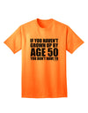 Sophisticated Adult T-Shirt Collection by TooLoud for the Mature Shopper-Mens T-shirts-TooLoud-Neon-Orange-Small-Davson Sales