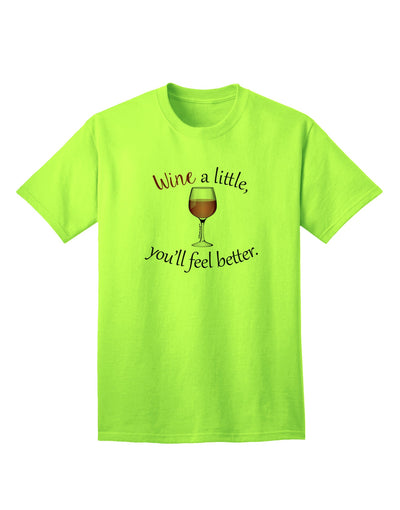 Sophisticated Wine-themed Adult T-Shirt by TooLoud-Mens T-shirts-TooLoud-Neon-Green-Small-Davson Sales