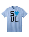 Soulmate Design - Blue Adult T-Shirt with Matching Aesthetic by TooLoud-Mens T-shirts-TooLoud-Light-Blue-Small-Davson Sales