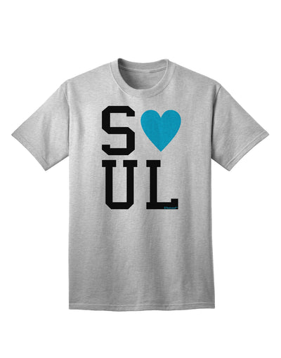 Soulmate Design - Blue Adult T-Shirt with Matching Aesthetic by TooLoud-Mens T-shirts-TooLoud-AshGray-Small-Davson Sales