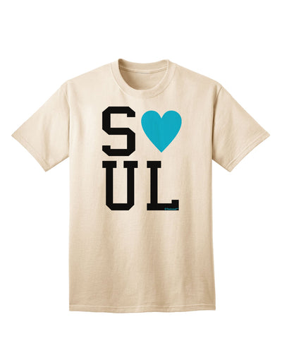 Soulmate Design - Blue Adult T-Shirt with Matching Aesthetic by TooLoud-Mens T-shirts-TooLoud-Natural-Small-Davson Sales