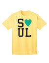 Soulmate Design - Blue Adult T-Shirt with Matching Aesthetic by TooLoud-Mens T-shirts-TooLoud-Yellow-Small-Davson Sales