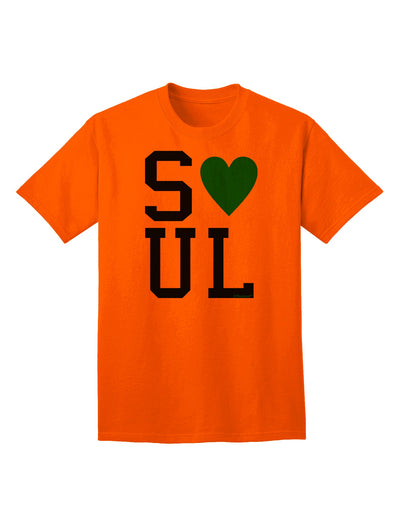 Soulmate Design - Blue Adult T-Shirt with Matching Aesthetic by TooLoud-Mens T-shirts-TooLoud-Orange-Small-Davson Sales