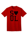 Soulmate Design - Blue Adult T-Shirt with Matching Aesthetic by TooLoud-Mens T-shirts-TooLoud-Red-Small-Davson Sales