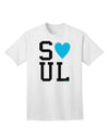 Soulmate Design - Blue Adult T-Shirt with Matching Aesthetic by TooLoud-Mens T-shirts-TooLoud-White-Small-Davson Sales