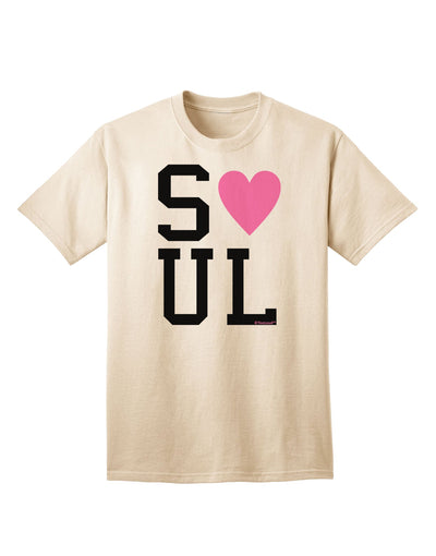 Soulmate Design - Pink Adult T-Shirt by TooLoud: Perfect Match for Your Style-Mens T-shirts-TooLoud-Natural-Small-Davson Sales