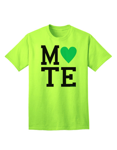 Soulmate-Inspired Matching Design: TooLoud's Mate Blue Adult T-Shirt-Mens T-shirts-TooLoud-Neon-Green-Small-Davson Sales