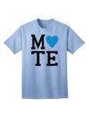 Soulmate-Inspired Matching Design: TooLoud's Mate Blue Adult T-Shirt-Mens T-shirts-TooLoud-Light-Blue-Small-Davson Sales