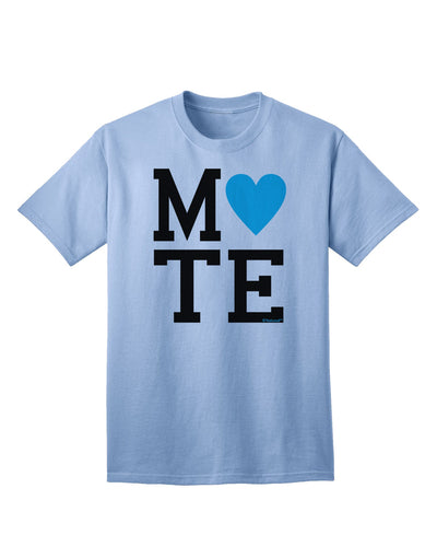 Soulmate-Inspired Matching Design: TooLoud's Mate Blue Adult T-Shirt-Mens T-shirts-TooLoud-Light-Blue-Small-Davson Sales