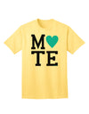 Soulmate-Inspired Matching Design: TooLoud's Mate Blue Adult T-Shirt-Mens T-shirts-TooLoud-Yellow-Small-Davson Sales