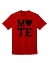 Soulmate-Inspired Matching Design: TooLoud's Mate Blue Adult T-Shirt-Mens T-shirts-TooLoud-Red-Small-Davson Sales