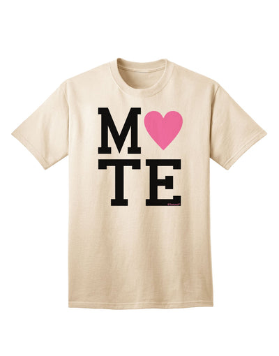 Soulmate-Inspired Matching Design: TooLoud's Mate Pink Adult T-Shirt-Mens T-shirts-TooLoud-Natural-Small-Davson Sales