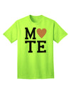 Soulmate-Inspired Matching Design: TooLoud's Mate Pink Adult T-Shirt-Mens T-shirts-TooLoud-Neon-Green-Small-Davson Sales