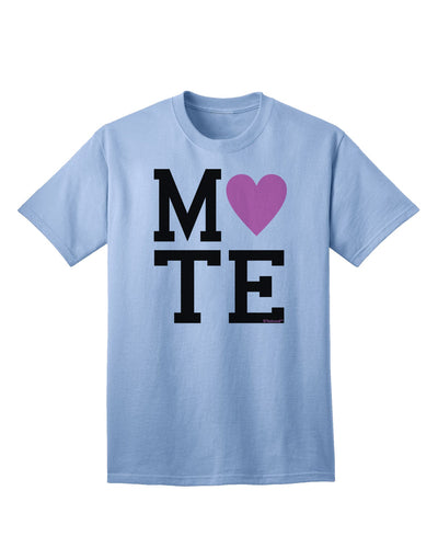 Soulmate-Inspired Matching Design: TooLoud's Mate Pink Adult T-Shirt-Mens T-shirts-TooLoud-Light-Blue-Small-Davson Sales