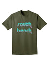 South Beach Color Scheme Design Adult Dark T-Shirt by TooLoud-Mens T-Shirt-TooLoud-Military-Green-Small-Davson Sales