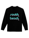 South Beach Color Scheme Design Adult Long Sleeve Dark T-Shirt by TooLoud-TooLoud-Black-Small-Davson Sales