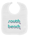 South Beach Color Scheme Design Baby Bib by TooLoud