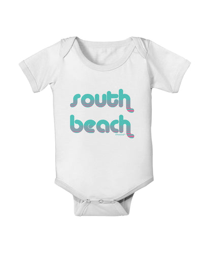 South Beach Color Scheme Design Baby Romper Bodysuit by TooLoud-Baby Romper-TooLoud-White-06-Months-Davson Sales