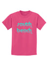 South Beach Color Scheme Design Childrens Dark T-Shirt by TooLoud-Childrens T-Shirt-TooLoud-Sangria-X-Small-Davson Sales