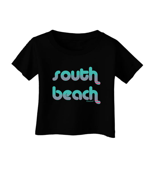 South Beach Color Scheme Design Infant T-Shirt Dark by TooLoud-Infant T-Shirt-TooLoud-Black-06-Months-Davson Sales