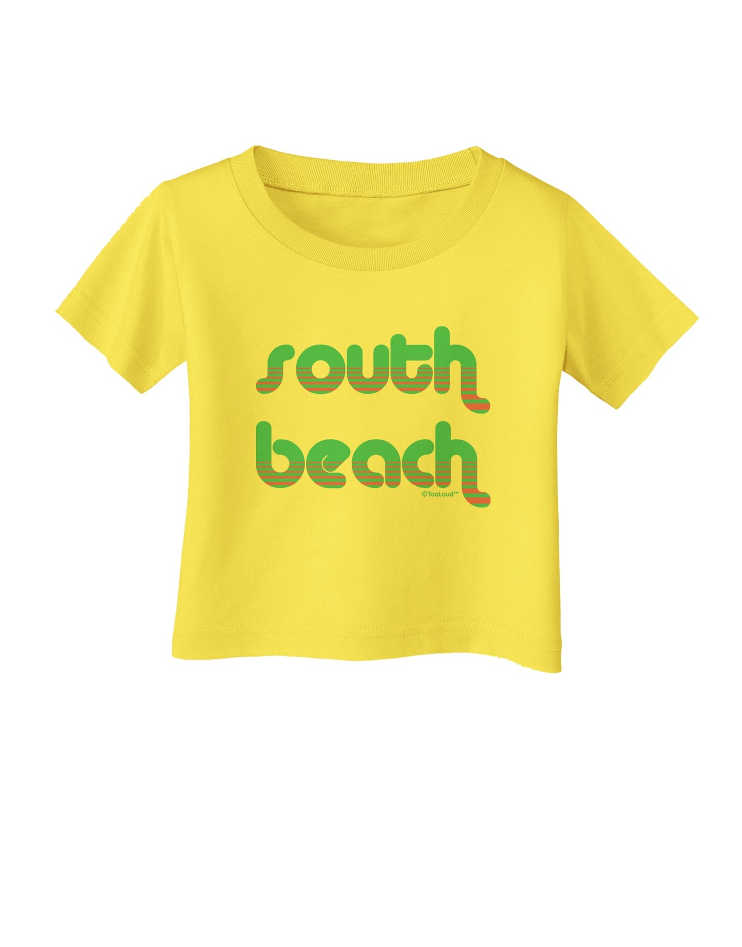 South Beach Color Scheme Design Infant T-Shirt by TooLoud-Infant T-Shirt-TooLoud-Yellow-06-Months-Davson Sales