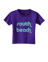 South Beach Color Scheme Design Toddler T-Shirt Dark by TooLoud-Toddler T-Shirt-TooLoud-Purple-2T-Davson Sales