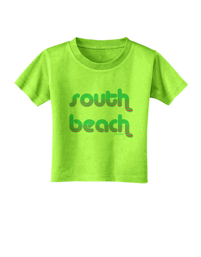 South Beach Color Scheme Design Toddler T-Shirt by TooLoud-Toddler T-Shirt-TooLoud-Lime-Green-2T-Davson Sales