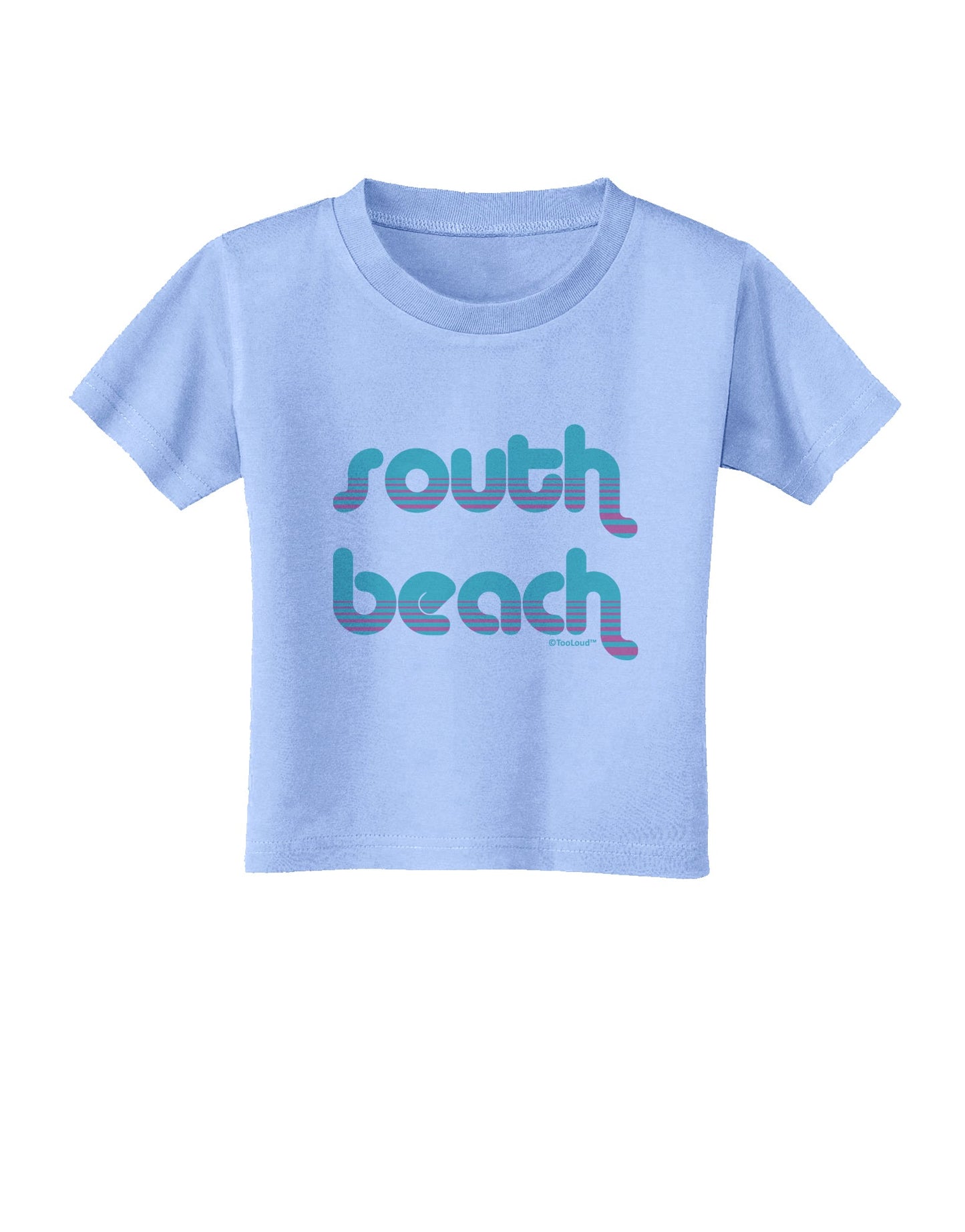 South Beach Color Scheme Design Toddler T-Shirt by TooLoud-Toddler T-Shirt-TooLoud-Aquatic-Blue-2T-Davson Sales