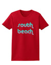 South Beach Color Scheme Design Womens Dark T-Shirt by TooLoud-Womens T-Shirt-TooLoud-Red-X-Small-Davson Sales