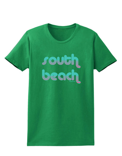 South Beach Color Scheme Design Womens Dark T-Shirt by TooLoud-Womens T-Shirt-TooLoud-Kelly-Green-X-Small-Davson Sales