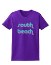 South Beach Color Scheme Design Womens Dark T-Shirt by TooLoud-Womens T-Shirt-TooLoud-Purple-X-Small-Davson Sales