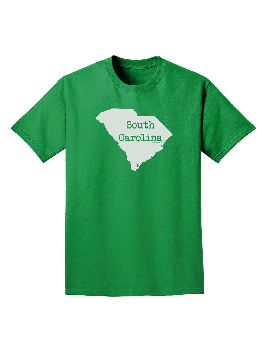 South Carolina - United States Shape Adult Dark T-Shirt by TooLoud-Mens T-Shirt-TooLoud-Purple-Small-Davson Sales