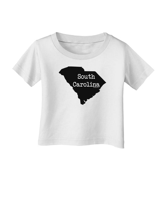 South Carolina - United States Shape Infant T-Shirt by TooLoud-Infant T-Shirt-TooLoud-White-06-Months-Davson Sales