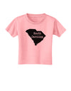 South Carolina - United States Shape Toddler T-Shirt by TooLoud-Toddler T-Shirt-TooLoud-Candy-Pink-2T-Davson Sales