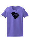 South Carolina - United States Shape Womens T-Shirt by TooLoud-Womens T-Shirt-TooLoud-Violet-X-Small-Davson Sales