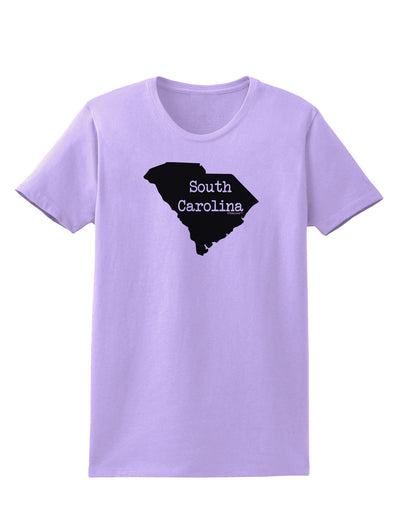 South Carolina - United States Shape Womens T-Shirt by TooLoud-Womens T-Shirt-TooLoud-Lavender-X-Small-Davson Sales