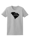 South Carolina - United States Shape Womens T-Shirt by TooLoud-Womens T-Shirt-TooLoud-AshGray-X-Small-Davson Sales