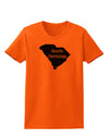 South Carolina - United States Shape Womens T-Shirt by TooLoud-Womens T-Shirt-TooLoud-Orange-X-Small-Davson Sales