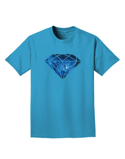 Space Diamond Adult Dark T-Shirt-Mens T-Shirt-TooLoud-Turquoise-Small-Davson Sales