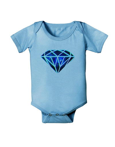 Space Diamond Baby Romper Bodysuit-Baby Romper-TooLoud-LightBlue-06-Months-Davson Sales